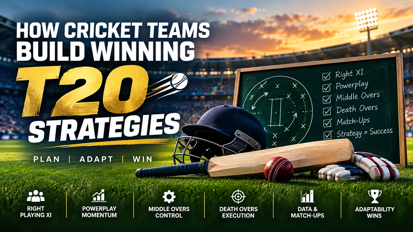 How Cricket Teams Build Winning T20 Strategies